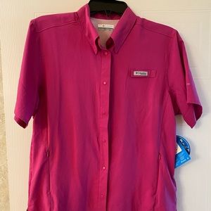 NWT Women’s Large Columbia Shirt with Omni-Wick